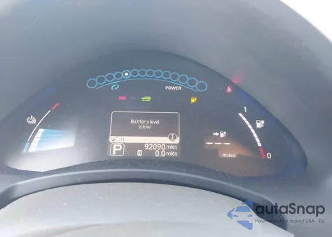 2012 Nissan Leaf Sl из США, поврежденный, VIN JN1AZ0CP3CT023183